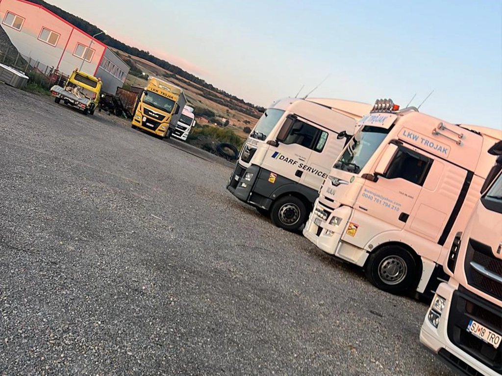 o parte din flota firmei lkw trojak
